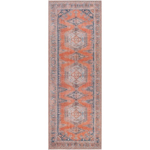 Colin Traditional Machine Washable Rug Orange - Artistic Weavers - image 1 of 4