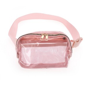 Unique Bargains Clear Double Pull Style Running Waist Pack 1 Pc - 1 of 4