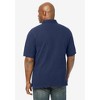KingSize Men's Big & Tall Shrink-Less Piqué Polo Shirt - 3 of 4