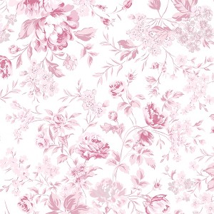 Rachel Ashwell Romantic Rose Pink Wallpaper - 1 of 4