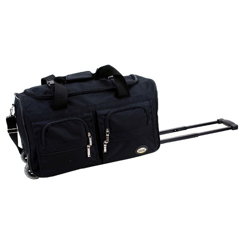 Rockland 16l Rolling Duffel Bag - Black : Target