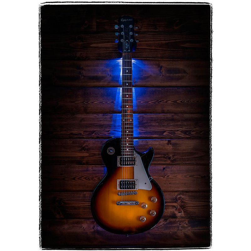 MuzicLight Guitar Wall Hanger - Blue, 3 of 4