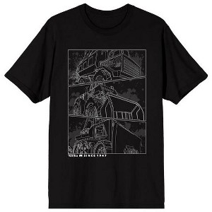 Tonka Construction Trucks Adult Black Crew Neck Short Sleeve T-shirt - 1 of 2