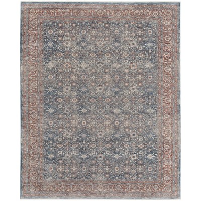 Marquette Transitional Oriental Blue/Red Area Rug