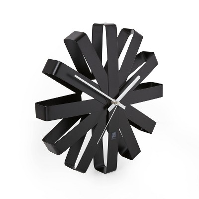 Umbra Ribbon Wood Wall Clock - Thumbnail 4