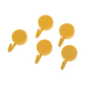 Unique Bargains Utility Colorful Hook Blue 1.97"x1.18" 5Pcs - 1 of 4