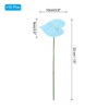 Unique Bargains Artificial Anthurium Lily Flowers for Home Decor 10 Pcs - 2 of 4