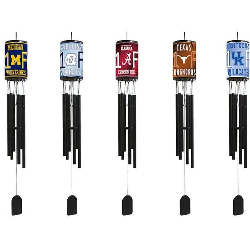 NCAA Wind Chime, #1 Fan with Team Logo - Ohio State Buckeyes, 2 of 3