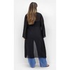 Women's Plus Size Remi Longline Jacket - black | CITY CHIC - 3 of 4