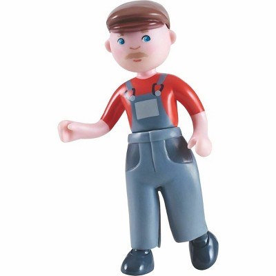 HABA Little Friends Farmer Franz - 4.5" Dollhouse Toy Figure