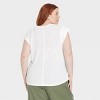 Women's Linen Short Sleeve T-Shirt - Universal Thread™ - 2 of 3