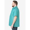 KingSize Men's Big & Tall Striped Short-Sleeve Sport Shirt - 4 of 4