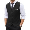 COOFANDY Men's Suit Vest Slim Fit Business Formal Waistcoat Casual Dress Vest - 4 of 4