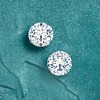 Ross-Simons 2.00 ct. t.w. CZ Stud Earrings in 14kt White Gold - 3 of 4