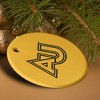 Adelphi University Primary Logo Porcelain Holiday Christmas Tree Ornament  2.8" (7.1 cm) - 4 of 4