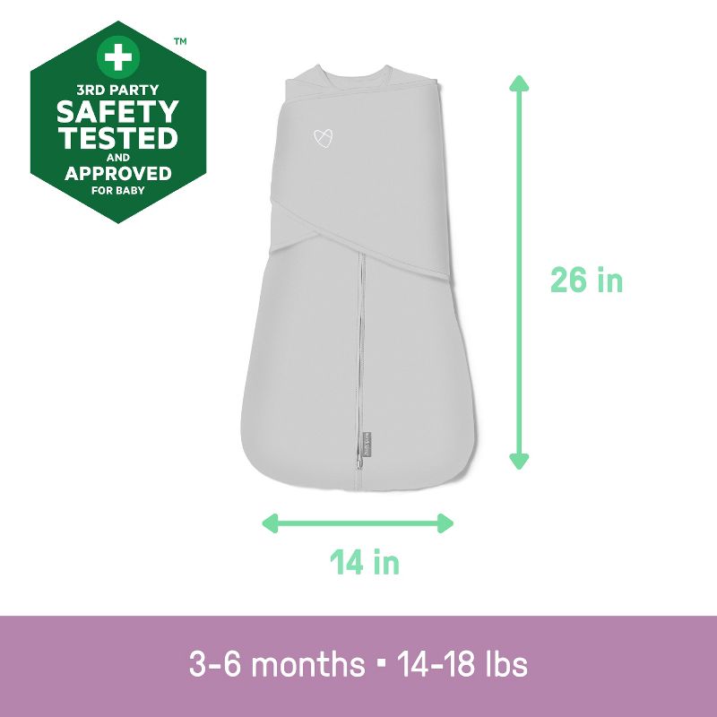  SwaddleMe by Ingenuity Arms Free Convertible Swaddle, 5 of 8