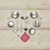 Teamson Kids 11-Piece Little Chef Frankfurt Stainless Steel Cooking Accessory Set - 2 of 4