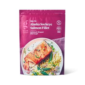 Alaska Sockeye Salmon Skin On Fillets - Frozen - 16oz - Good & Gather™