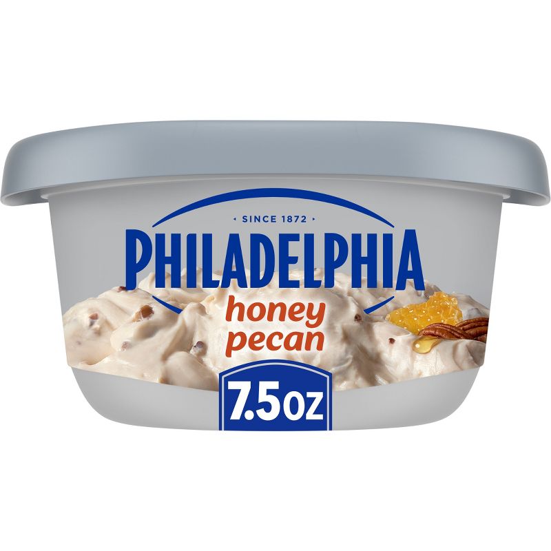 Philadelphia Honey Pecan Cream Cheese Spread - 7.5oz, 1 of 13