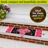 Briarwood Lane Valentine's Hearts and Flowers Mini Mat 22x10 Indoor Outdoor For Valentine's Doormat - 2 of 3