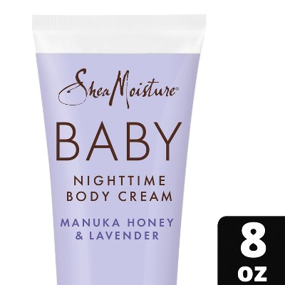 SheaMoisture Baby Manuka Honey & Lavender Nighttime Body Cream for Delicate Skin - 8oz