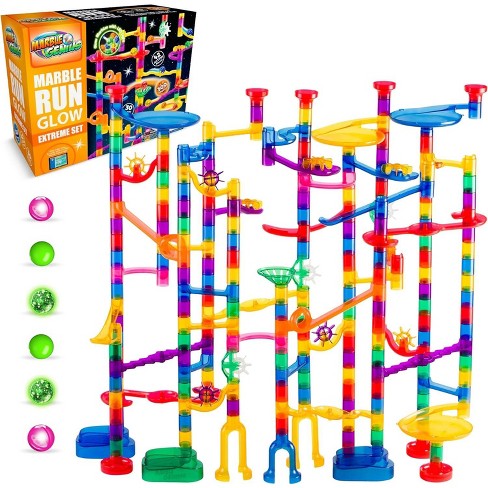 Kidzlane Marble Run Gravity Maze For Kids Set, 60 Challenges, Multicolor :  Target