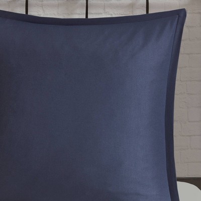 King Blue Microfiber 7-Piece Bed in a Bag Set