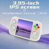 Voacle RG Cube Retro Handheld Game Console,Android 13 System Unisoc T820 Processor 3.95 Inch IPS Touch Screen 16 Million Color RGB Joystick(White) - 3 of 4