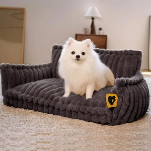 FUNNY FUZZY Dog Bed for Medium Large Dogs - Orthopedic Dog Sofa with Removable Washable Cover and Anti-Slip Bottom - 1 of 1
