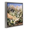 Stupell Industries Cowgirl Boot & Cactus Floating Frame Canvas Art - 2 of 4