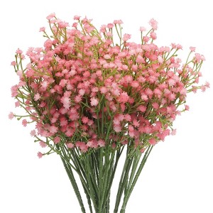 Unique Bargains Baby's Breath 3-Branch Artificial Flowers for Wedding Decoration - 1 of 4