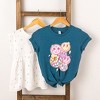 The Juniper Shop Colorful Checkered Smiley Face Toddler Short Sleeve Tee - 2 of 2