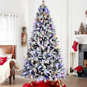 Artificial Trees Christmas with Easy Power & Memory Wire Technology, 400 Dual-Color LEDs With 10 Function, Home Decoration-Maison Boucle - 1 of 4
