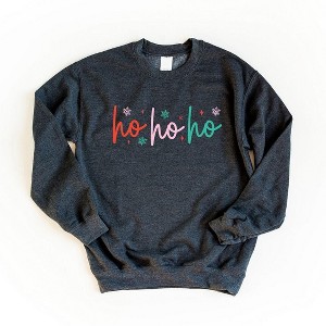 Simply Sage Market Women's Graphic Sweatshirt Ho Ho Ho Colorful - 1 of 4