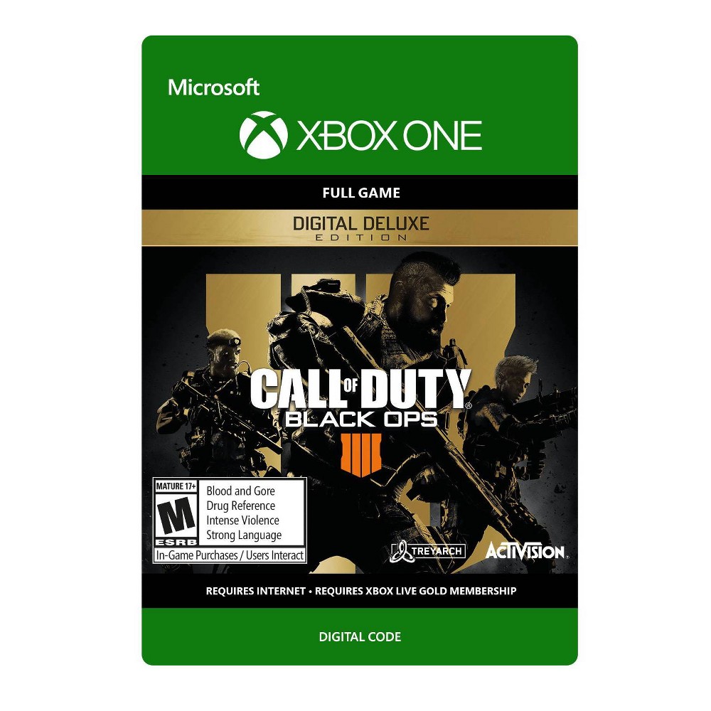 Photos - Game Call of Duty: Black Ops 4 Digital Deluxe Edition - Xbox One (Digital)