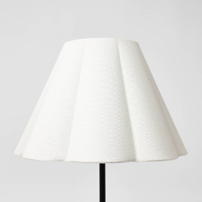 Scallop Pleated Lamp Shade White - Threshold™ Designed With Studio ...