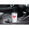 Elanze Designs Love Stitched Up Heart Wrap-Around Design 20 Ounce Stainless Steel On-The-Go Coffee Mug, Thermal Travel Tumbler with Leak Resistant - 3 of 4