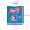 NBA Oklahoma City Thunder Premium Printed Wall Hanging - 4 of 4