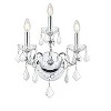 Elegant Lighting St. Francis 3 light Chrome Wall Sconce Clear Royal Cut Crystal - 3 of 4