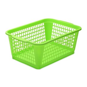 YBM HOME Plastic Perforated Storage Basket Bin Office Drawer, Shelf Desktop CountertopTray Organizer 32-1184 - 1 of 2