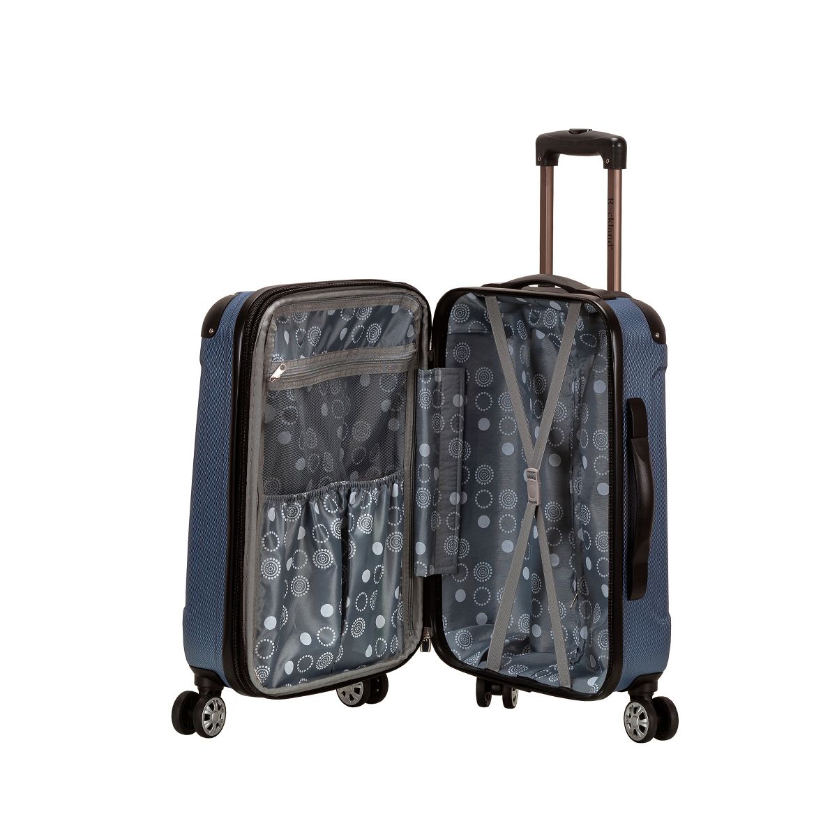 Rockland Sonic Expandable Hardside Carry On Spinner Suitcase - thumbnail 8