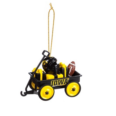 Team Sports America Iowa Hawkeyes Team Wagon Ornament