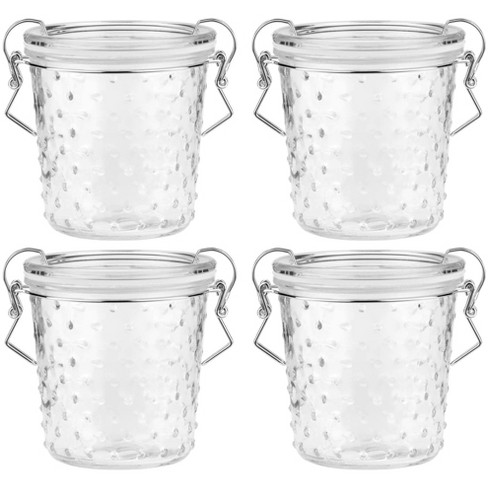 Amici Home Cantania Canning Jar, Airtight, Italian Made Food Storage Jar  Clear With Golden Lid, 6-piece,18 Oz. : Target