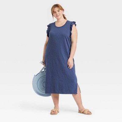 short sleeve tank dress