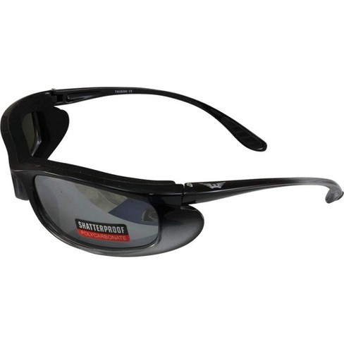 Global Vision Shadow Foam-Padded Motorcycle Sunglasses Riding Glasses For  Men 