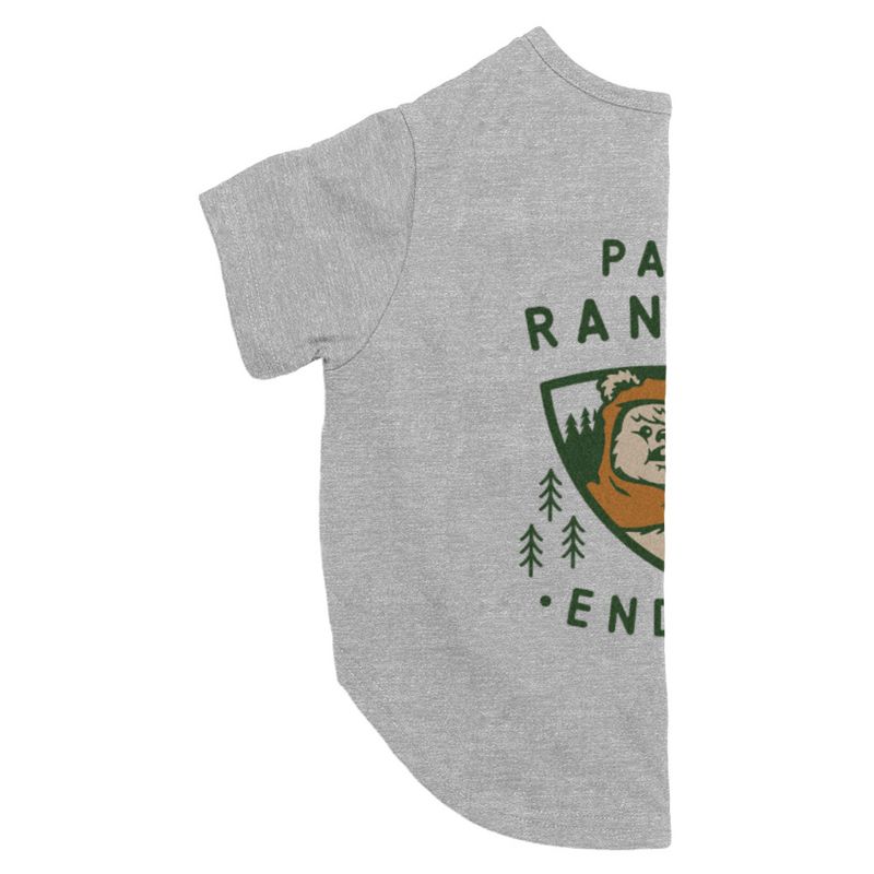 Star Wars Ewok Park Ranger Endor  Dog T-Shirt - Athletic Heather - Medium, 4 of 6