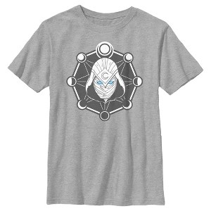 Boy's Marvel: Moon Knight Mask and Moon Phases T-Shirt - 1 of 4