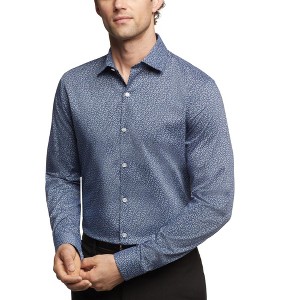 Kenneth Cole Mens Flex Fabric Floral Button Down Dress Shirt - 1 of 3