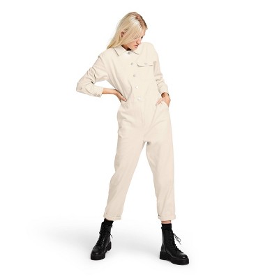 Target white jumpsuit on sale