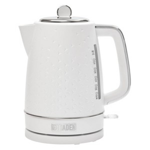 Starbeck 1.7 Liter (7 Cup) Cordless Electric Kettle with Auto Shut-Off Bright White: BPA-Free, Stainless Steel, 1500W - 1 of 4